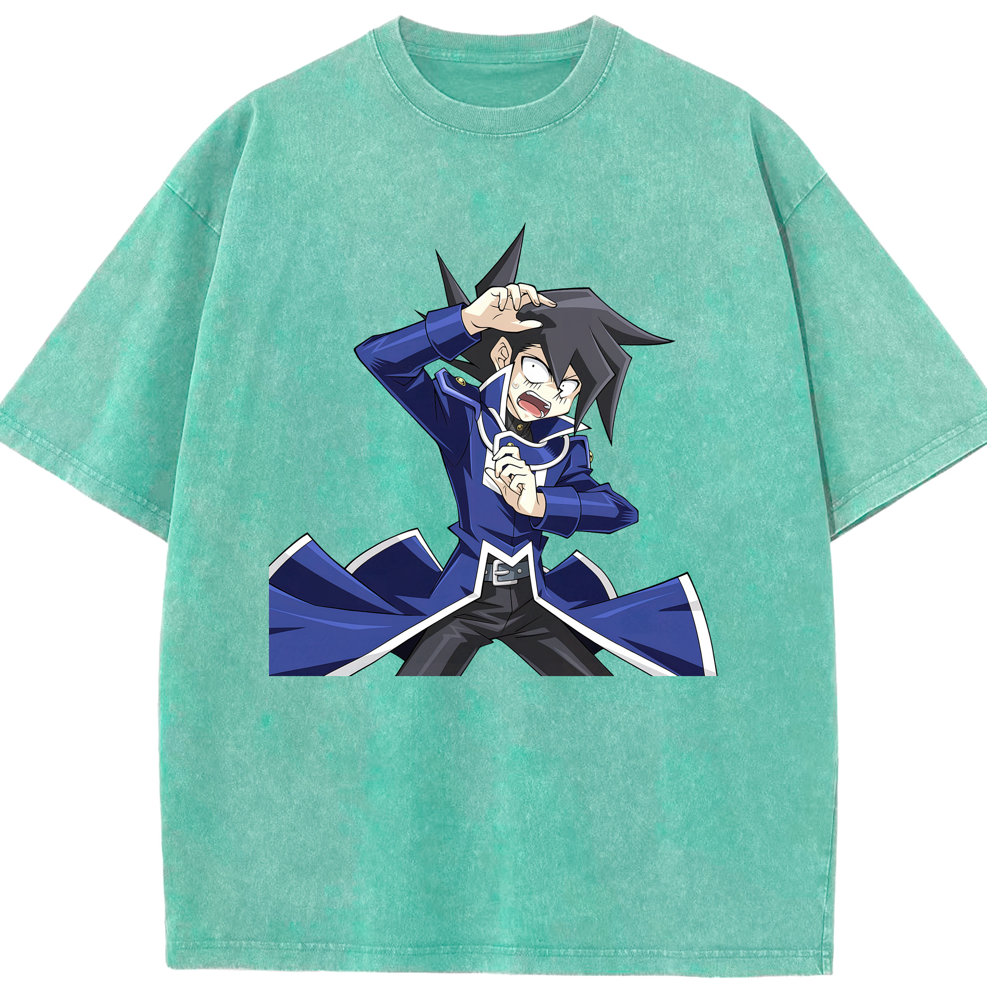 （画像用） 遊☆戯☆王 Yu-Gi-Oh! 綿100% ヴィンテージ風 半袖Tシャツ（フロントプリント）
